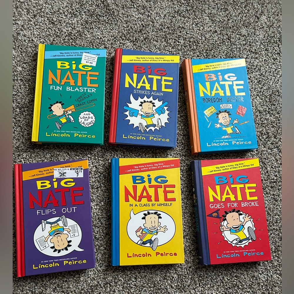 Big Nate Comic books Hard Cover

ALL IN BRAND NEW CONDITION
